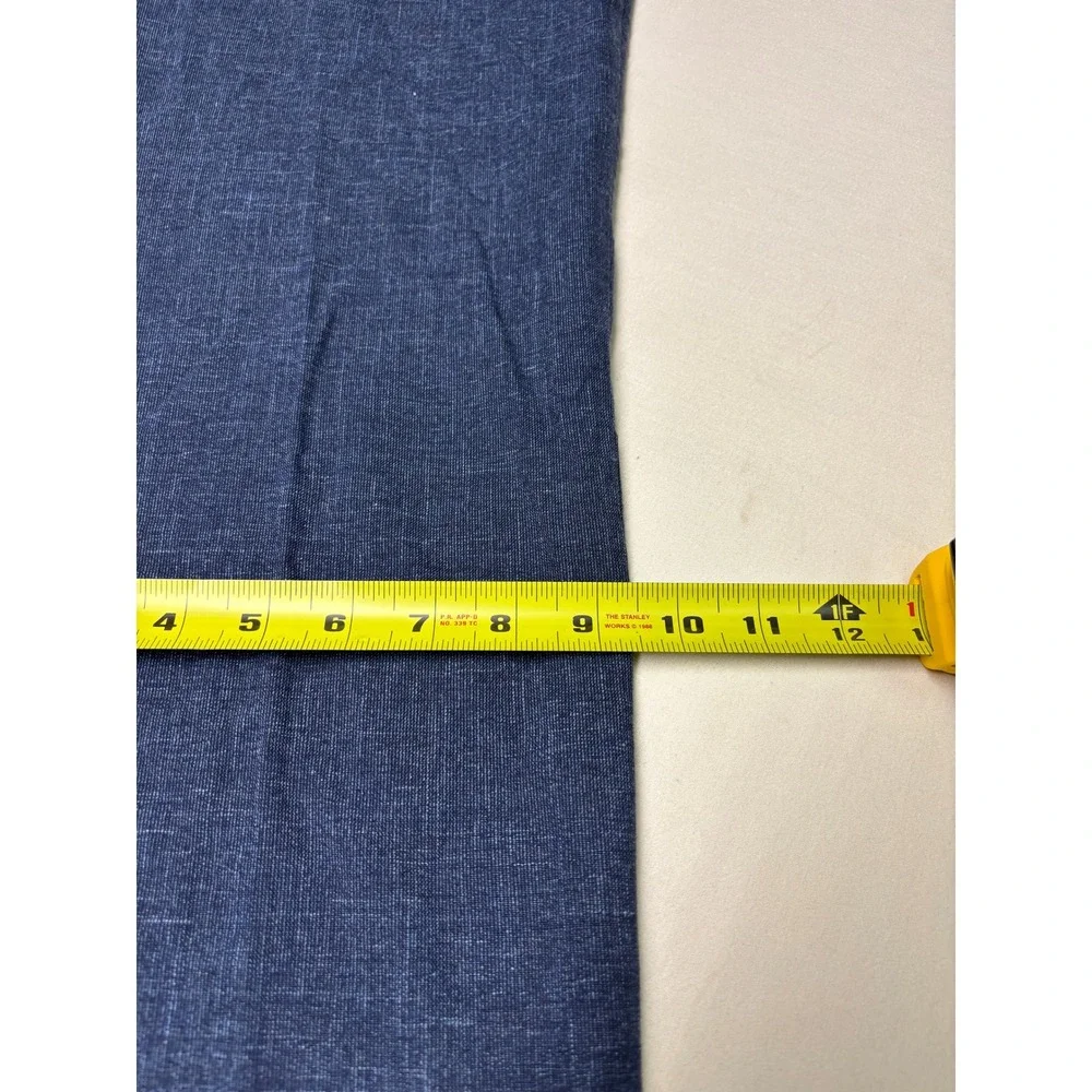 Banana Republic Mens Tailored Slim Fit Blue Textured Dress Pants 38x32 Stretch
